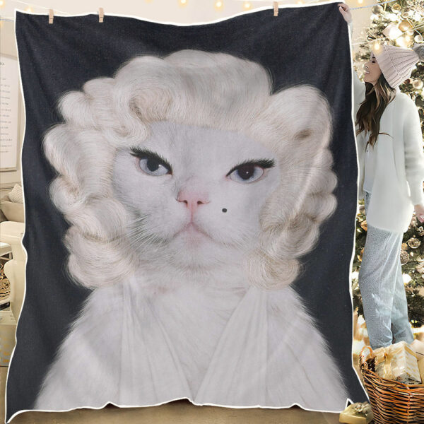 Cats Blanket – Blanket With Cats On It – Cat Throw Blanket – Cat Blankets For Couch – Cat Face Blanket – Cat In Blanket  – Furlidays