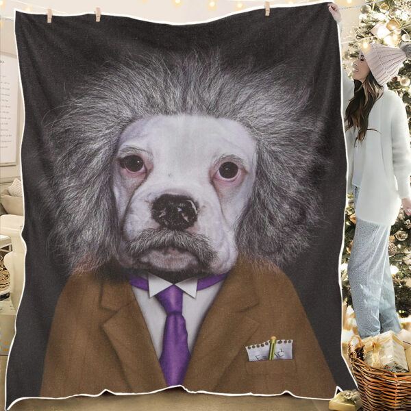 Cute Dog Blanket – Dogs Blanket For Couch – Blanket With Dog Face – Blanket With Dog On It  – Dogs In Blanket – English Bull Dogs – Furlidays