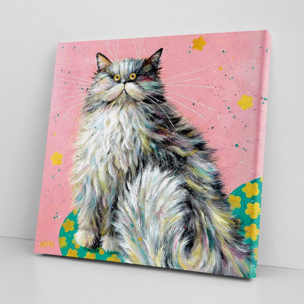 Cat Square Canvas – Cat Wall Art Canvas – Canvas Print – Cats Canvas Print – Canvas With Cats On It – Furlidays