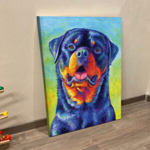 Dog Portrait Canvas – Gentle Guardian…