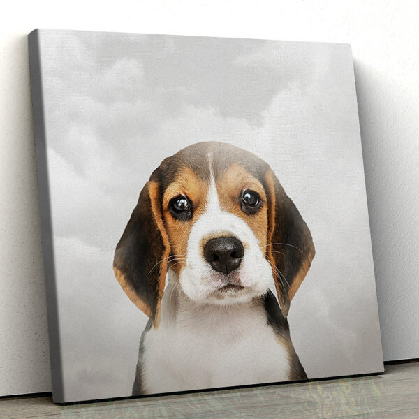 Dog Square Canvas – Sad Dog Canvas Pictures – Dog Wall Art Canvas – Canvas Prints – Dog Poster Printing – Furlidays