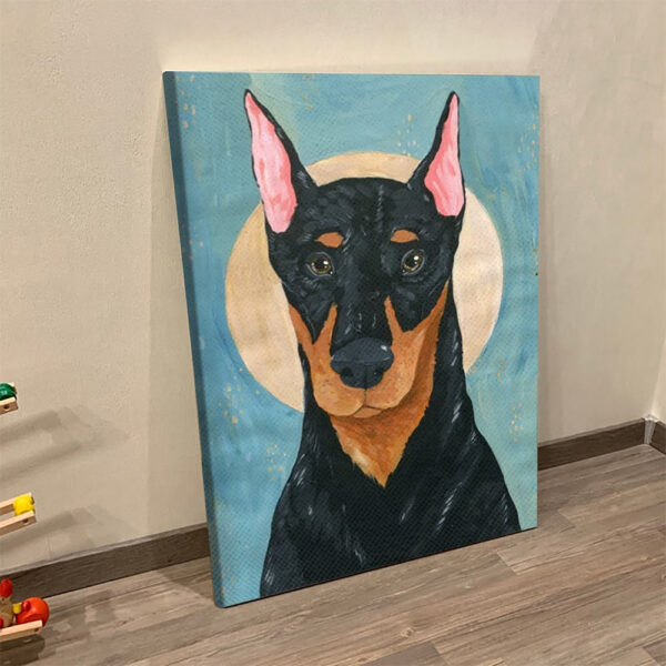 Dog Portrait Canvas – Good Boy – Dog Canvas Print – Dog Canvas Art – Dog Poster Printing – Furlidays