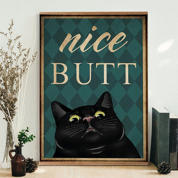 Portrait Canvas – Love Cat Poster – Funny Cat Canvas Poster Wall Art – Canvas Prints Poster – Poster Canvas Wall Art – Furlidays