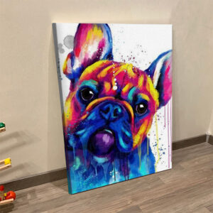 Portrait Canvas – Bull Dogs –…