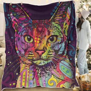 Cat Throw Blanket – Cat Fleece…