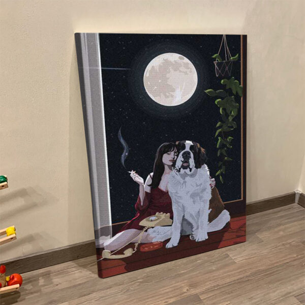 Portrait Canvas – Gentle Giant – Canvas Print – Dog Poster Prints – Dog Wall Art Canvas – Furlidays