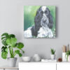 Dog Square Canvas – English Cocker Spaniel – Canvas Print – Dog Wall Art Canvas – Dogs Canvas – Dog Poster Printing – Furlidays