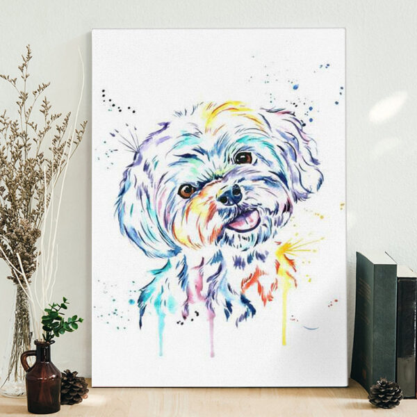 Portrait Canvas – Havanese – Canvas Print – Dog Wall Art Canvas – Dog Canvas Print – Furlidays