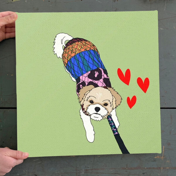 Dog Square Canvas – Reuben – Canvas Print – Dog Canvas Print – Dog Wall Art Canvas – Furliday