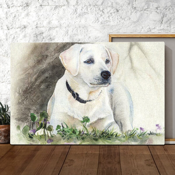 Dog Landscape Canvas – Labrador – Canvas Print – Dog Wall Art Canvas – Dog Poster Printing – Dog Canvas Art – Furlidays