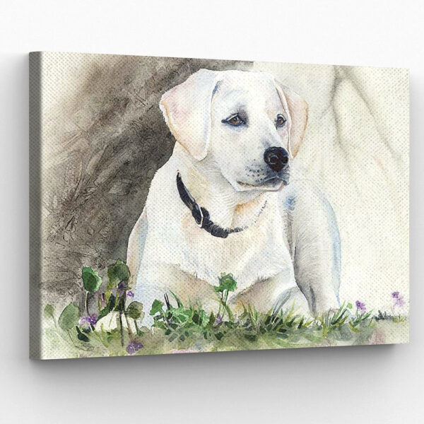Dog Landscape Canvas – Labrador – Canvas Print – Dog Wall Art Canvas – Dog Poster Printing – Dog Canvas Art – Furlidays
