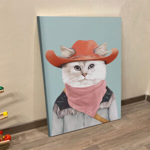 Cat Portrait Canvas – Cat Canvas…