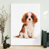 Portrait Canvas – King Charles Spaniel – Canvas Print – Dog Canvas – Dog Wall Art Canvas – Furlidays