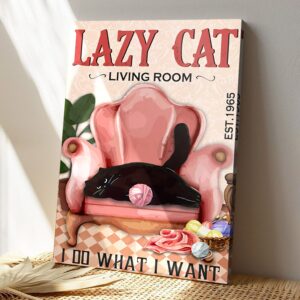 Black Cat – Lazy Cat Living…