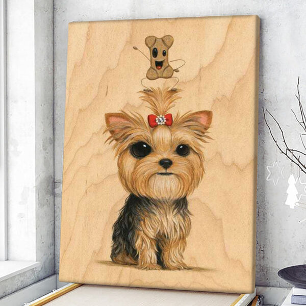Portrait Canvas – Princess – Canvas Print – Dog Wall Art Canvas – Dog Canvas Print – Furlidays