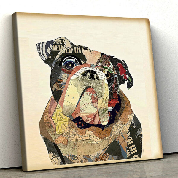 Dog Square Canvas – Dog Painting Posters – Dog Canvas Art – Dog Canvas Print – Dog Wall Art Canvas – Furlidays
