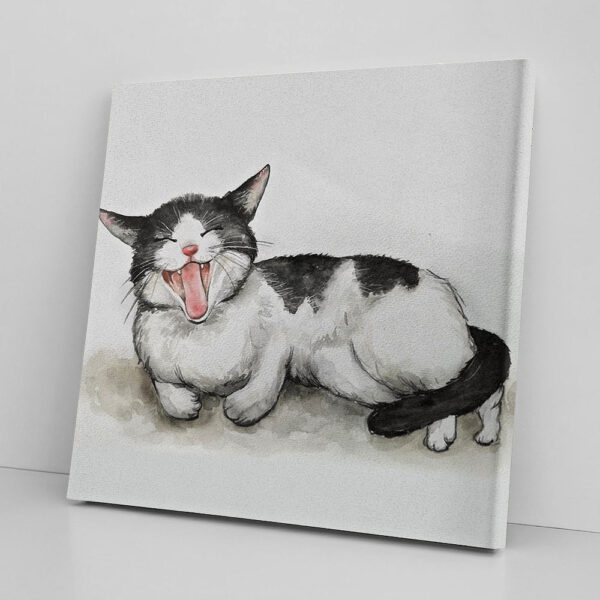 Cat Square Canvas – Cat Canvas – Canvas Prints – Cat Wall Art Canvas – Canvas With Cats On It – Furlidays