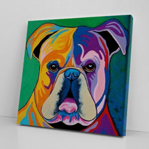 Dog Square Canvas – Wall Art…
