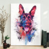 Dog Portrait Canvas – Drippy Jazzy…