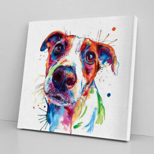 Dog Square Canvas – Jack Russel…