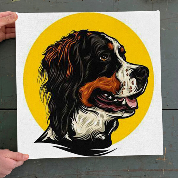 Dog Square Canvas – The Best Boy – Canvas Print – Dog Poster Printing – Dog Canvas Art – Furlidays