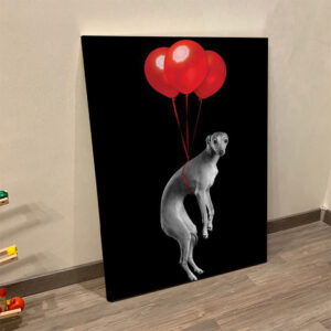 Dog Portrait Canvas – Party Dog…