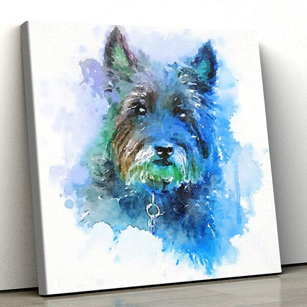 Dog Square Canvas – Cairn Terrier Canvas Print – Canvas With Dogs On It – Dog Canvas Print – Furlidays
