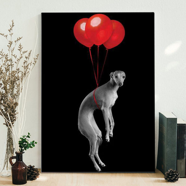 Dog Portrait Canvas – Party Dog – Canvas Print – Dog Poster Printing – Dog Canvas Art – Furlidays