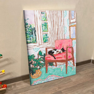 Cat Portrait Canvas – Cat Painting…