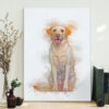Dog Portrait Canvas – Labrador Retriever…