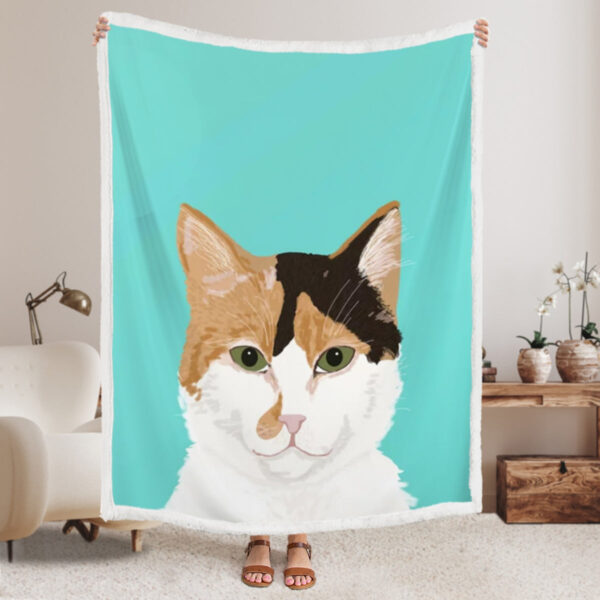 Blanket With Cats On It – Cat Fleece Blanket – Cat Blanket For Couch – Cat In Blanket – Furlidays