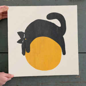Cat Square Canvas – Cat With…