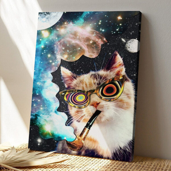 Cat Portrait Canvas – High Cat Canvas Print – Cat Wall Art Canvas – Cats Canvas Print – Furlidays