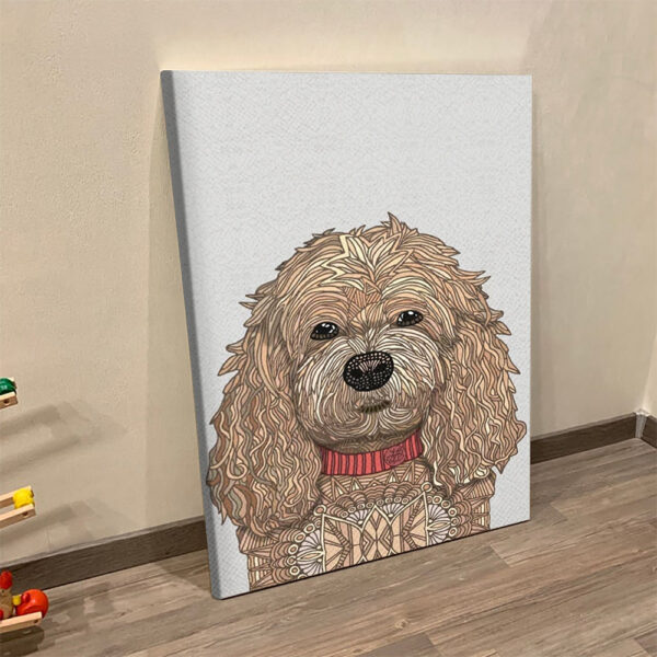 Dog Portrait Canvas – Dog Canvas Print – Dog Poster Printing – Dog Painting Posters – Dog Wall Art Canvas – Furlidays