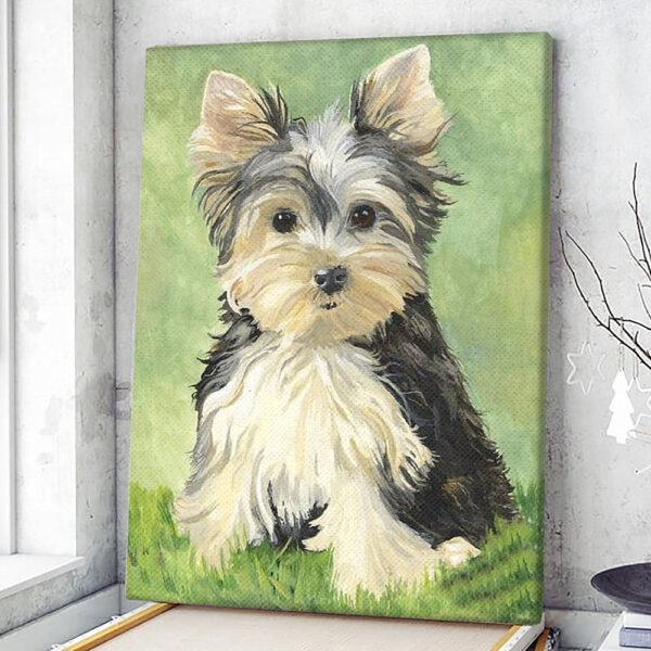 Dog Portrait Canvas – Moxie Roxie Canvas Print – Dog Wall Art Canvas – Dog Canvas Art – Dog Poster Printing – Furlidays