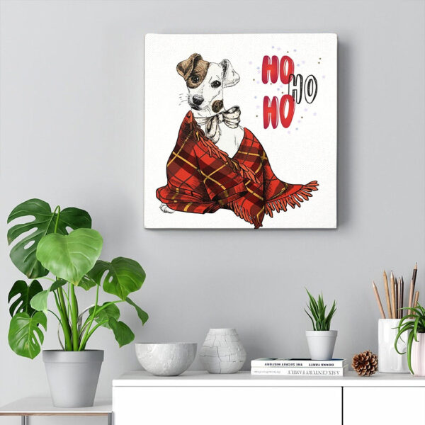 Dog Square Canvas – Hand Drawn Jack Russell Terrier – Canvas Print – Dog Canvas Print – Dog Poster Printing – Furlidays
