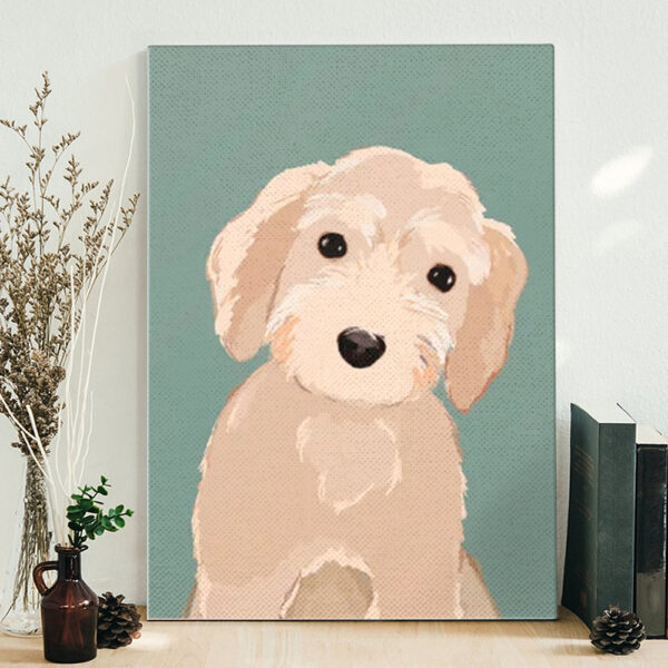 Dog Portrait Canvas – Doodle Canvas Print – Dog Wall Art Canvas – Dog Canvas Art – Dog Poster Printing – Furlidays