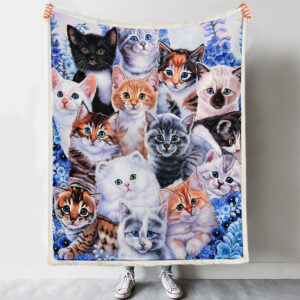 Cat Fleece Blanket – Cat Blankets…