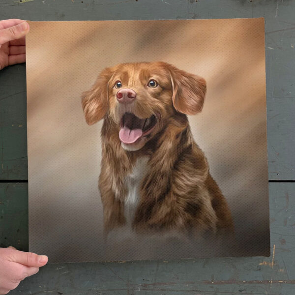 Dog Square Canvas – Labrador Retriever – Dog Wall Art Canvas – Dog Canvas Print – Dog Poster Printing – Furlidays