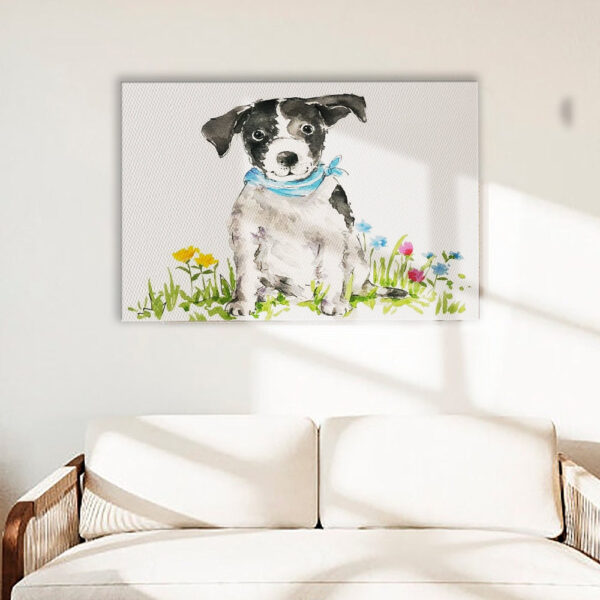 Dog Landscape Canvas – Dog Painting Posters – Canvas With Dogs On It – Dog Canvas Print – Furlidays