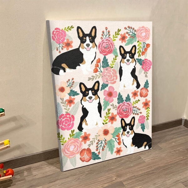 Dog Portrait Canvas – Welsh Corgi – Portrait Canvas Print – Dog Wall Art Canvas – Dog Canvas Art – Dog Poster Printing – Furlidays