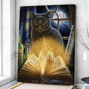 Cat Portrait Canvas – Bewitched –…