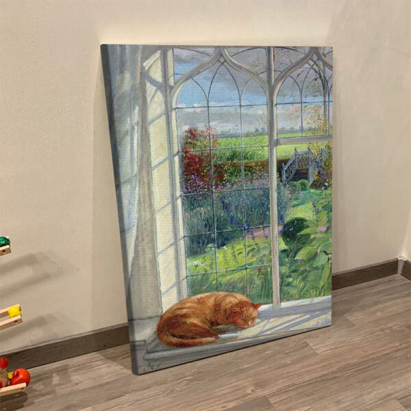Cat Portrait Canvas – Sleeping Cat – Canvas Print – Cat Wall Art Canvas – Canvas With Cats On It – Cats Canvas Print – Furlidays