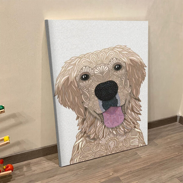 Dog Portrait Canvas – Sweet Honey Canvas Print – Dog Canvas Print – Dog Wall Art Canvas – Dog Canvas Art – Dog Poster Printing – Furlidays