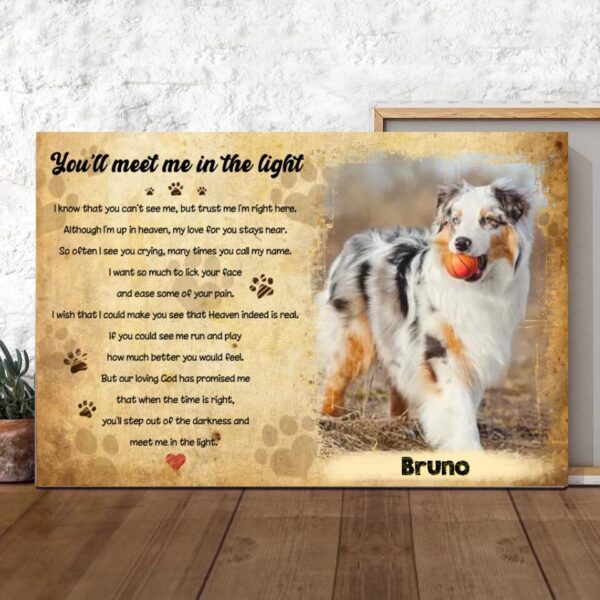 Personalized Canvas/Poster Prints For Friends/Pet Lovers – Best Gift Personalized With Your Own Photos – Waiting at the door – (Up To 4 Pets/Dogs/Cats) – Furlidays