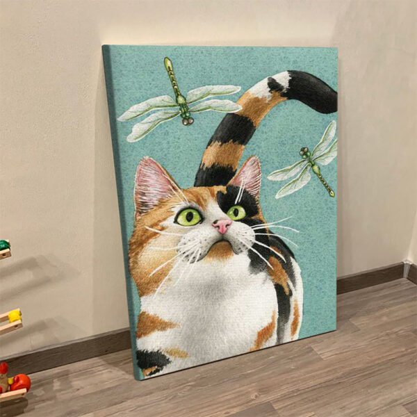 Cat Portrait Canvas – Catch Me If You Can – Canvas Print – Cat Wall Art Canvas – Canvas With Cats On It – Cats Canvas Print – Furlidays