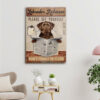 Labrador Retriever Please Sit Yourself – Don’t Forget To Flush – Dog Pictures – Dog Canvas Poster – Dog Wall Art – Gifts For Dog Lovers – Furlidays