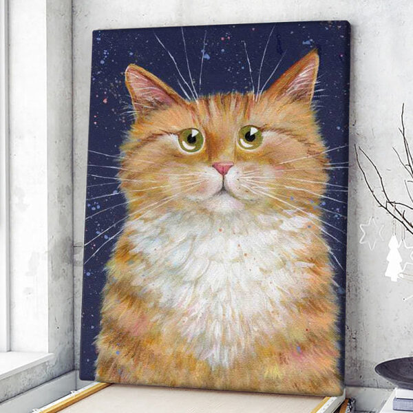 Cat Portrait Canvas – Gripper – Canvas Print – Canvas Print – Cat Wall Art Canvas – Canvas With Cats On It – Cats Canvas Print – Furlidays