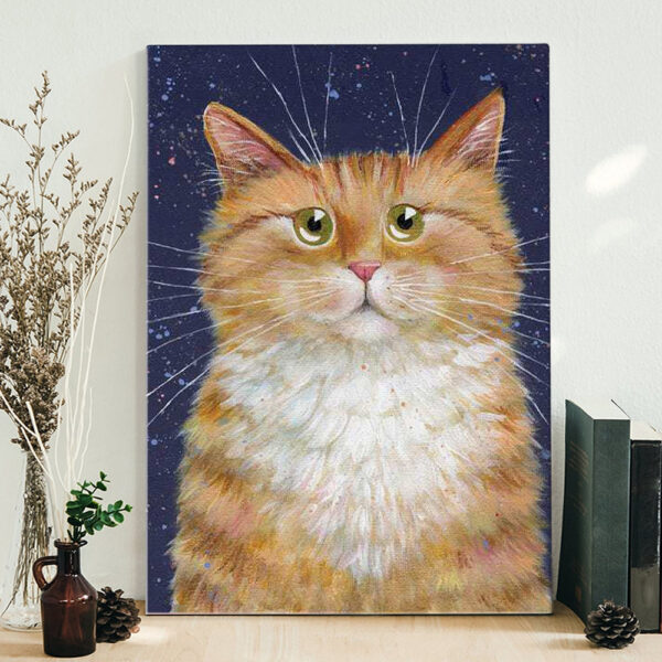Cat Portrait Canvas – Gripper – Canvas Print – Canvas Print – Cat Wall Art Canvas – Canvas With Cats On It – Cats Canvas Print – Furlidays