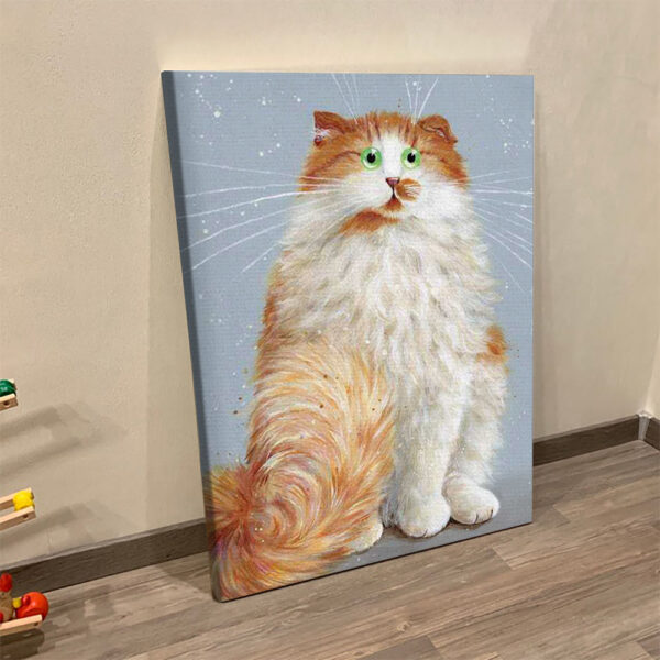 Cat Portrait Canvas – Cat Wall Art Canvas – Canvas Prints – Canvas With Cats On It – Cats Canvas Print – Furlidays